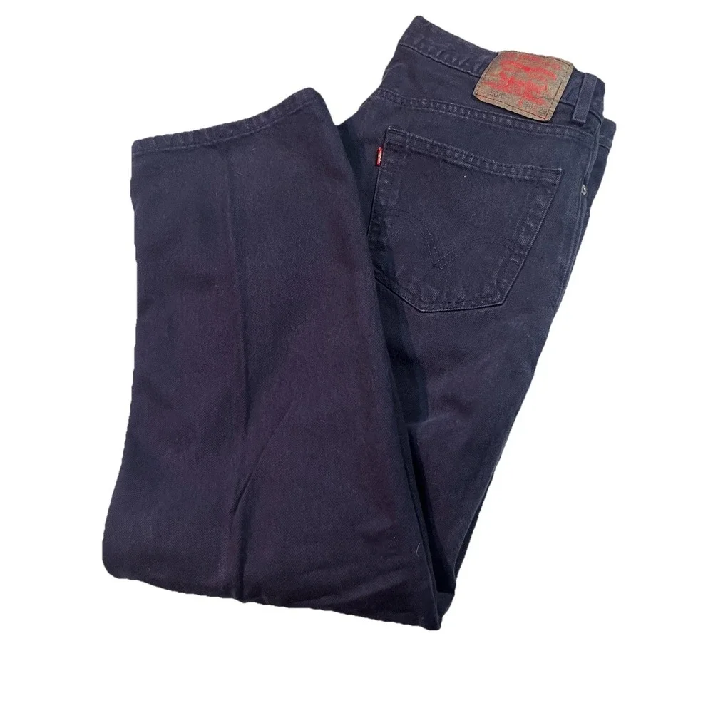 VTG Levi's Men's‎ 505 Dark Blue Jeans 36x29 EUC
